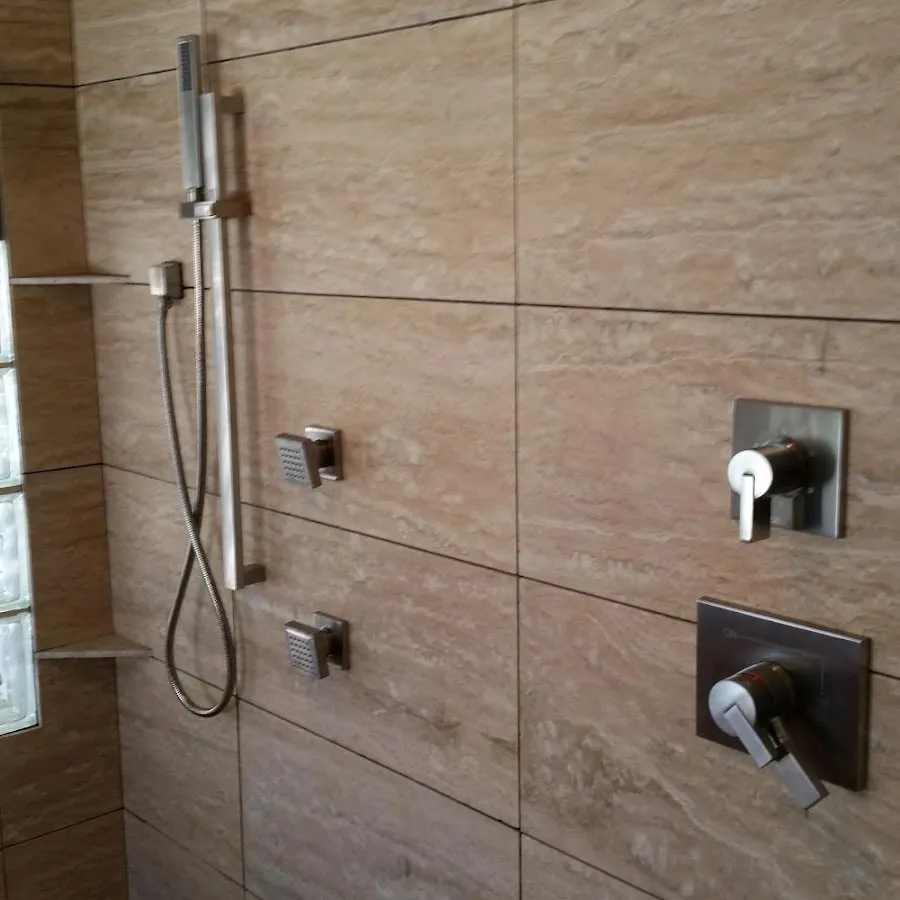 Shower fixture installation for Water Heater Replacement in Ithaca